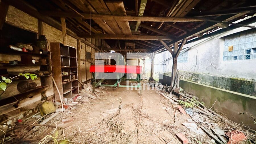 Wohn / Gewerbe Ensemble mit Wohnhaus, Stallgebäude, großer Scheune sowie Nebengebäude - Anbau / Schleppdach Scheune Innenhof